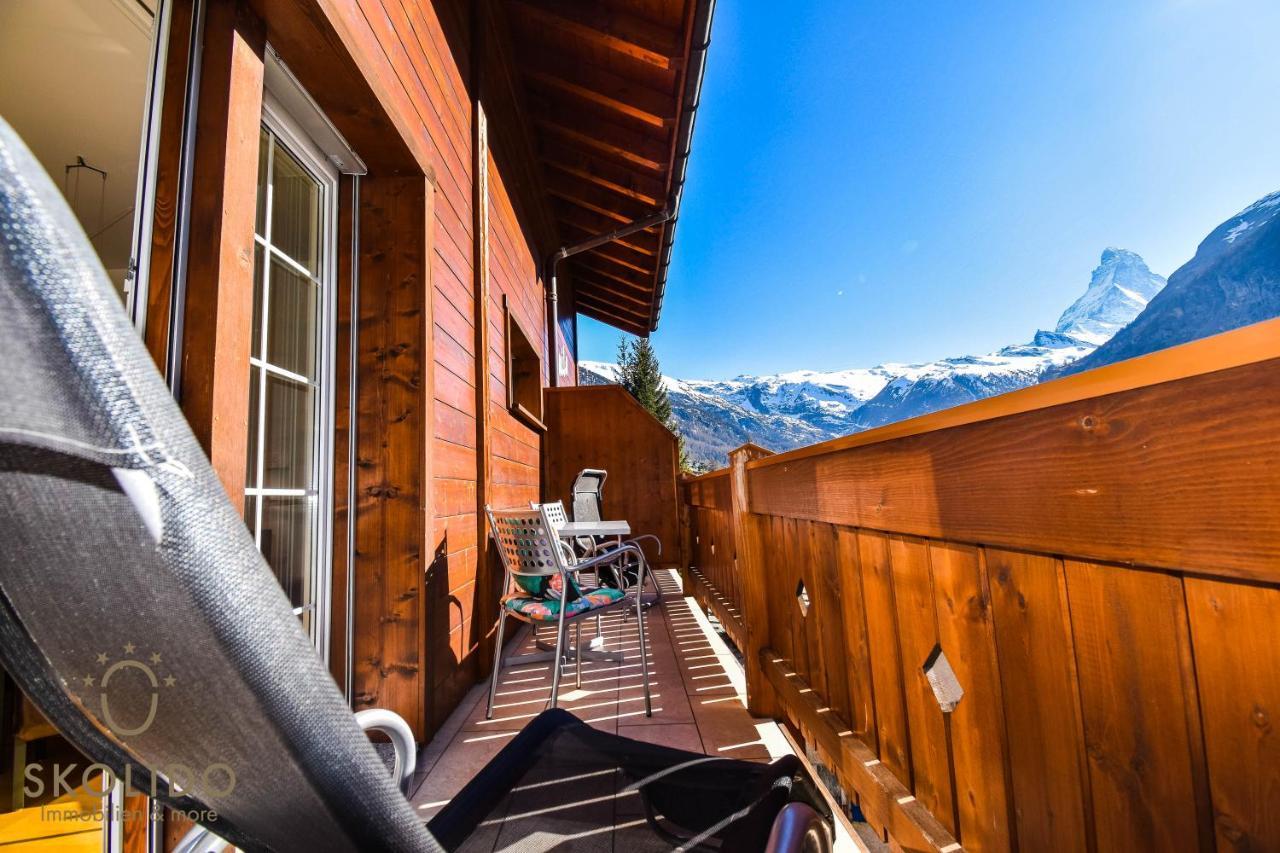 Wohnung In Zermatt Mit Postkarten Matterhornblick Esterno foto