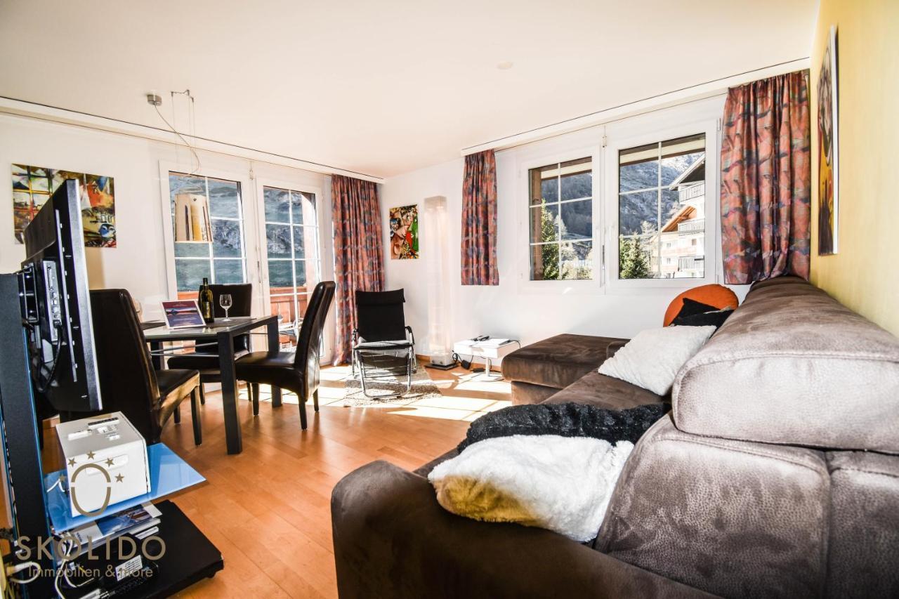Wohnung In Zermatt Mit Postkarten Matterhornblick Esterno foto