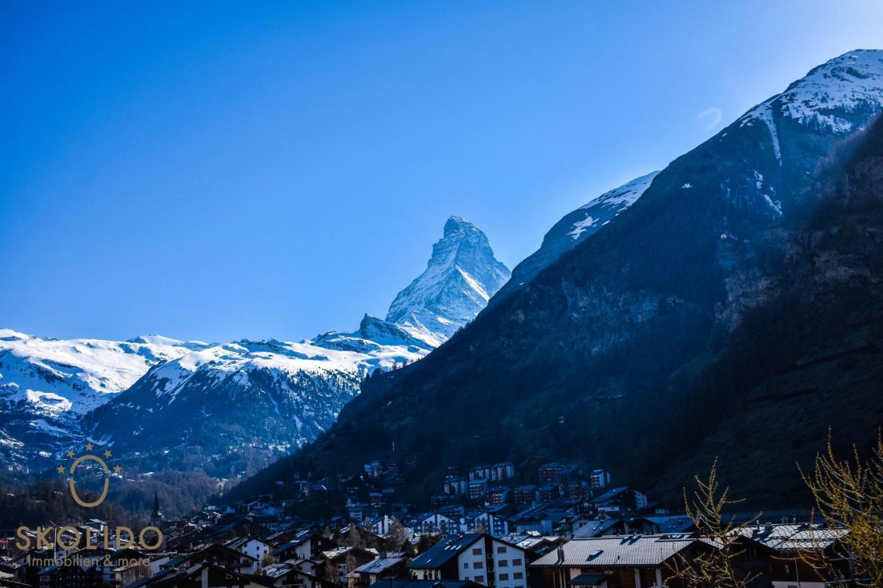 Wohnung In Zermatt Mit Postkarten Matterhornblick Esterno foto