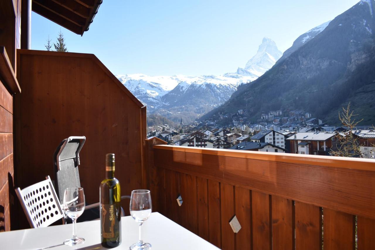 Wohnung In Zermatt Mit Postkarten Matterhornblick Esterno foto